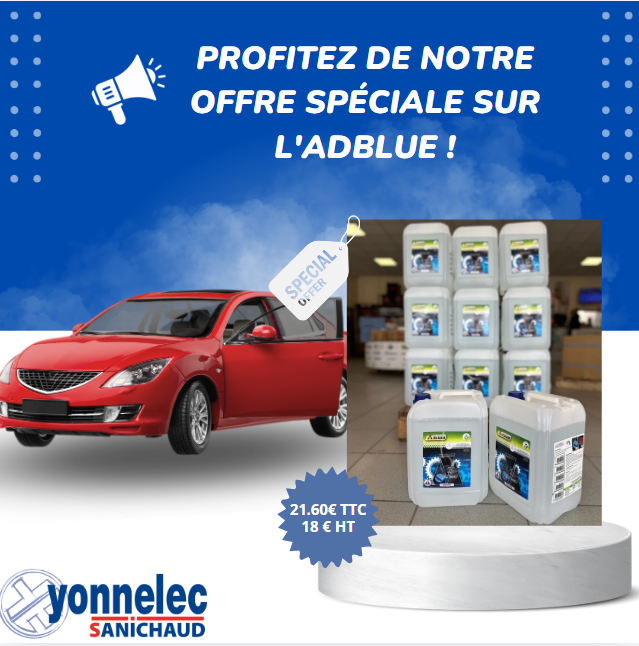 Profitez de notre offre spéciale sur l'ADBLUE !